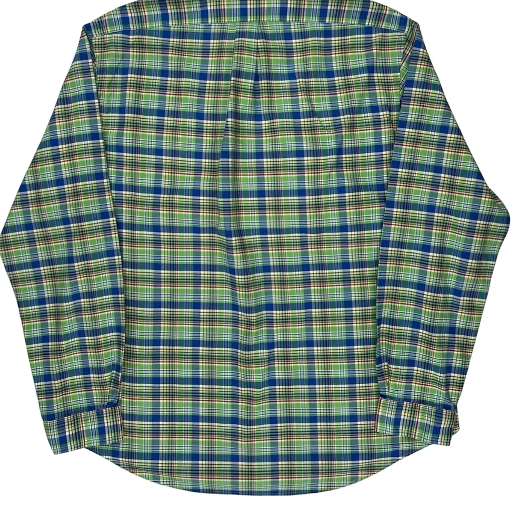 Polo By Ralph Lauren Checked Shirt - XL Green Cotton - Image 6