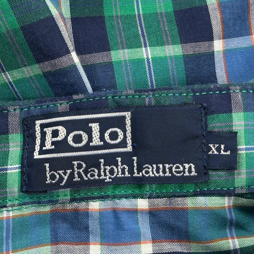 Polo By Ralph Lauren Checked Shirt - XL Green Cotton - Image 3