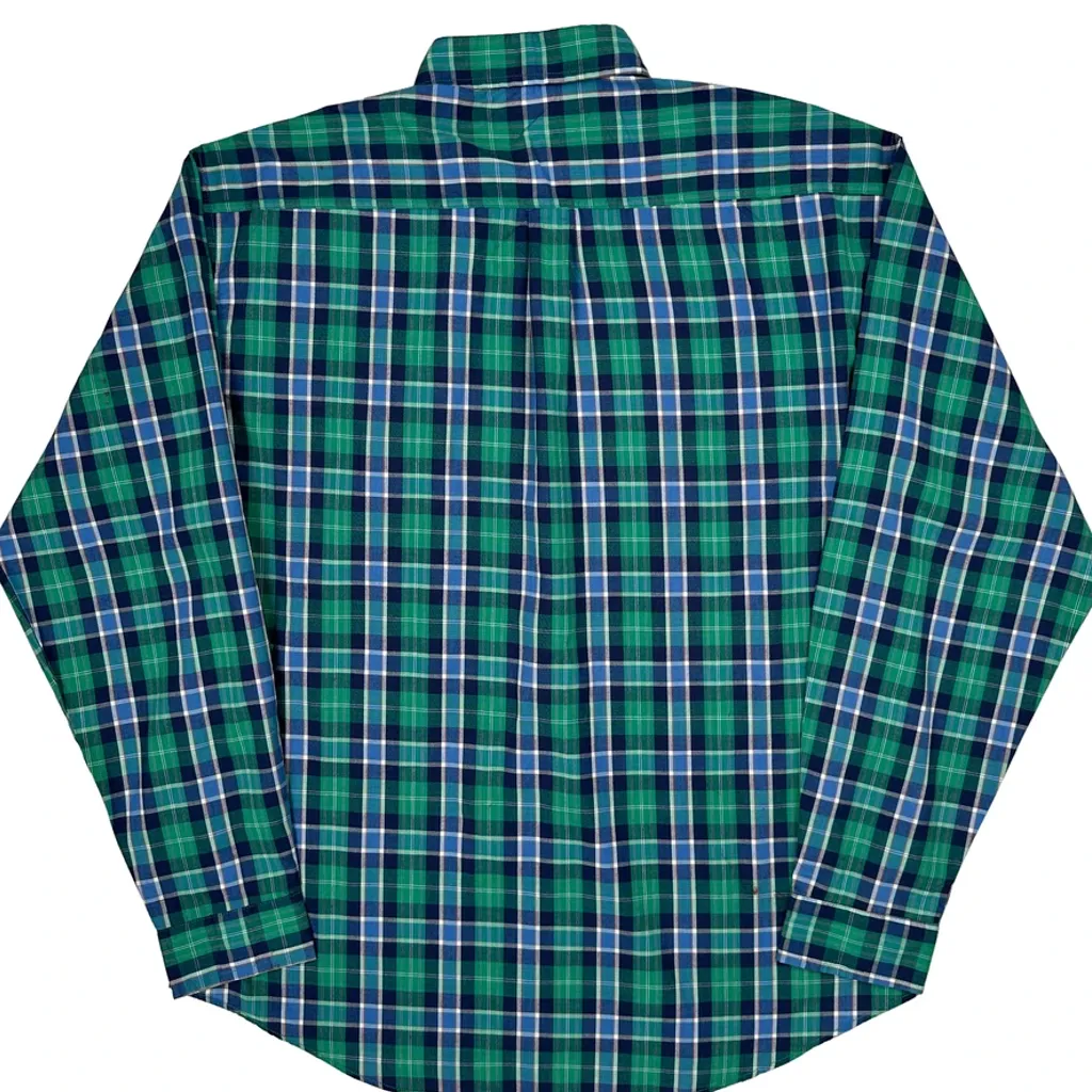 Polo By Ralph Lauren Checked Shirt - XL Green Cotton - Image 6