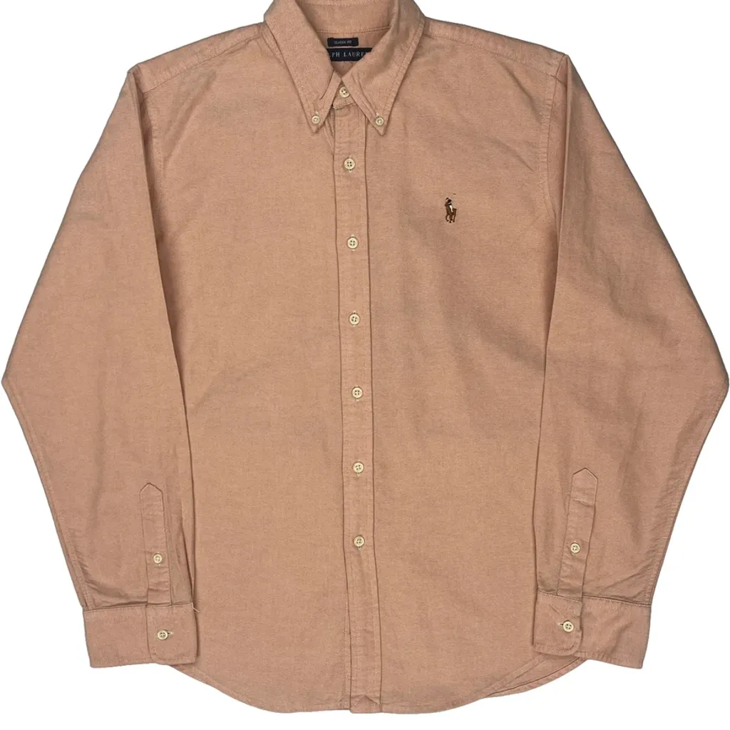 Polo By Ralph Lauren Shirt - Medium Pink Cotton - Image 5