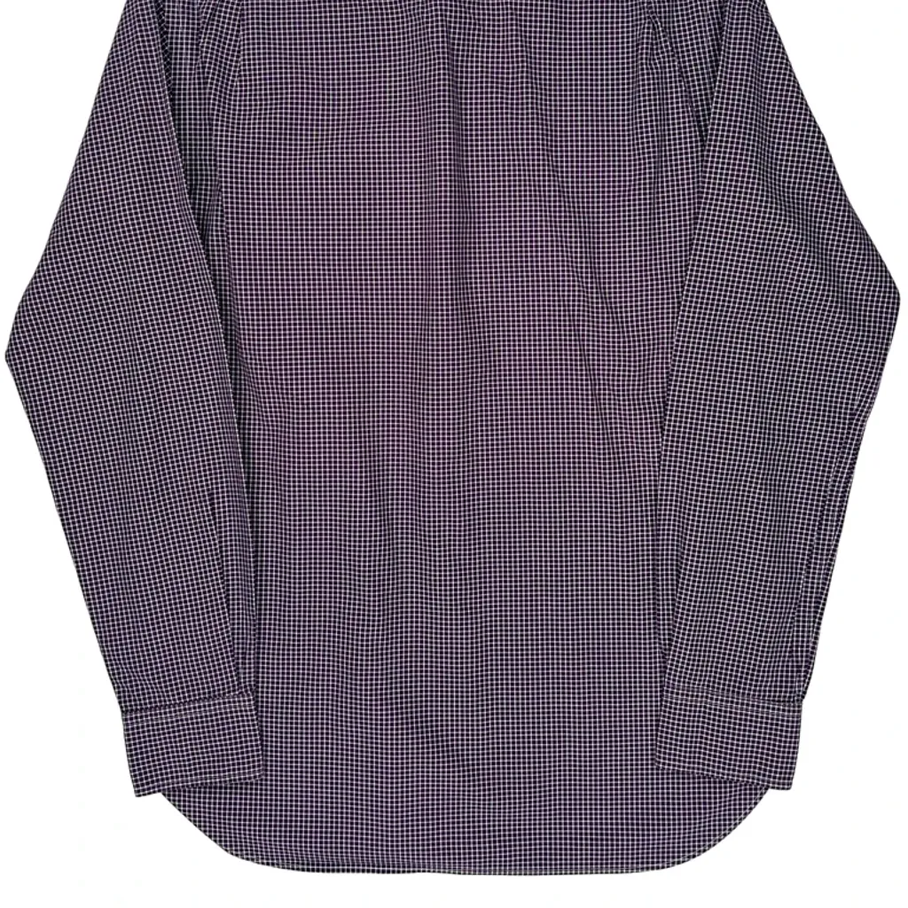 Polo By Ralph Lauren Checked Shirt - Medium Purple Cotton - Image 7