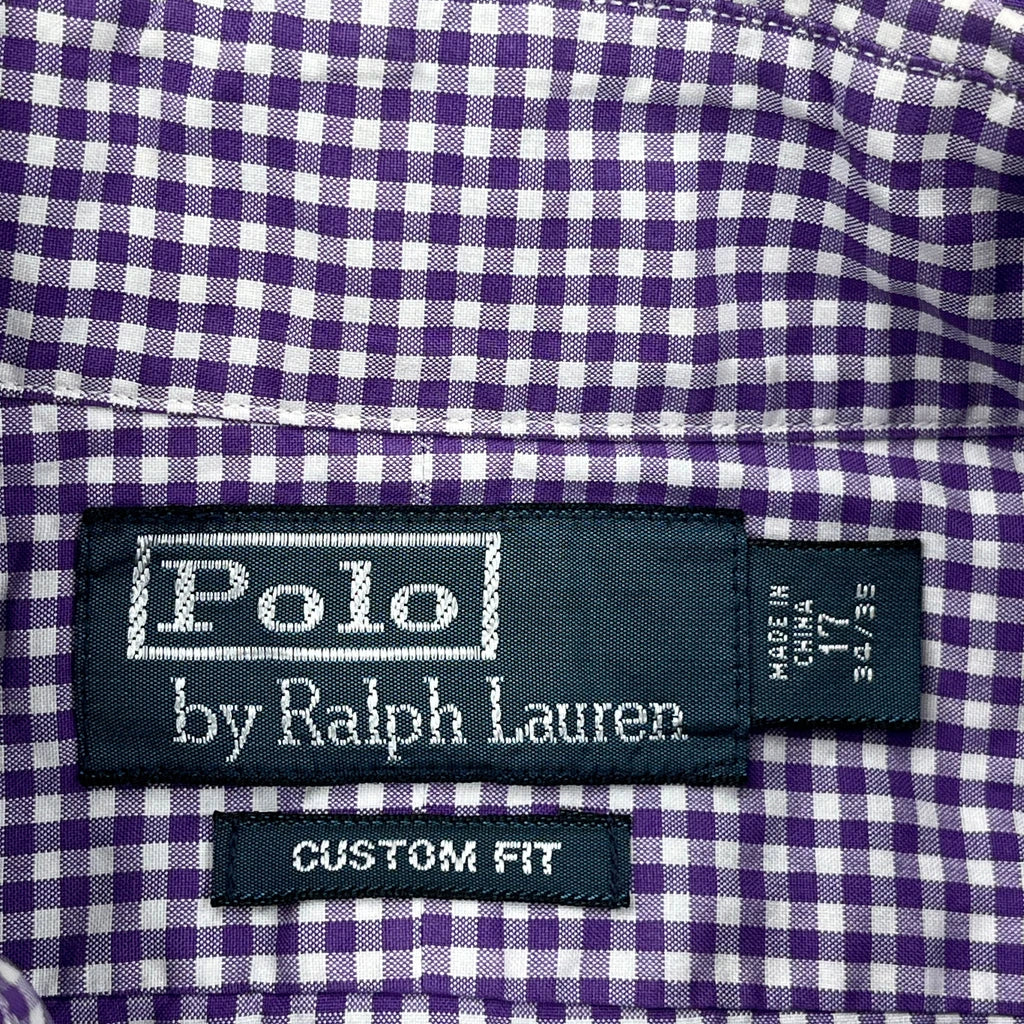 Polo By Ralph Lauren Checked Shirt - XL Purple Cotton - Image 3