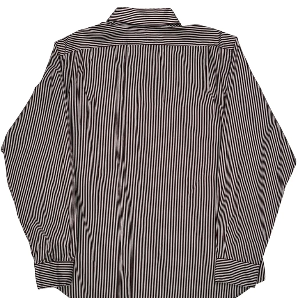 Polo By Ralph Lauren Striped Shirt - Large Red Cotton - Image 7