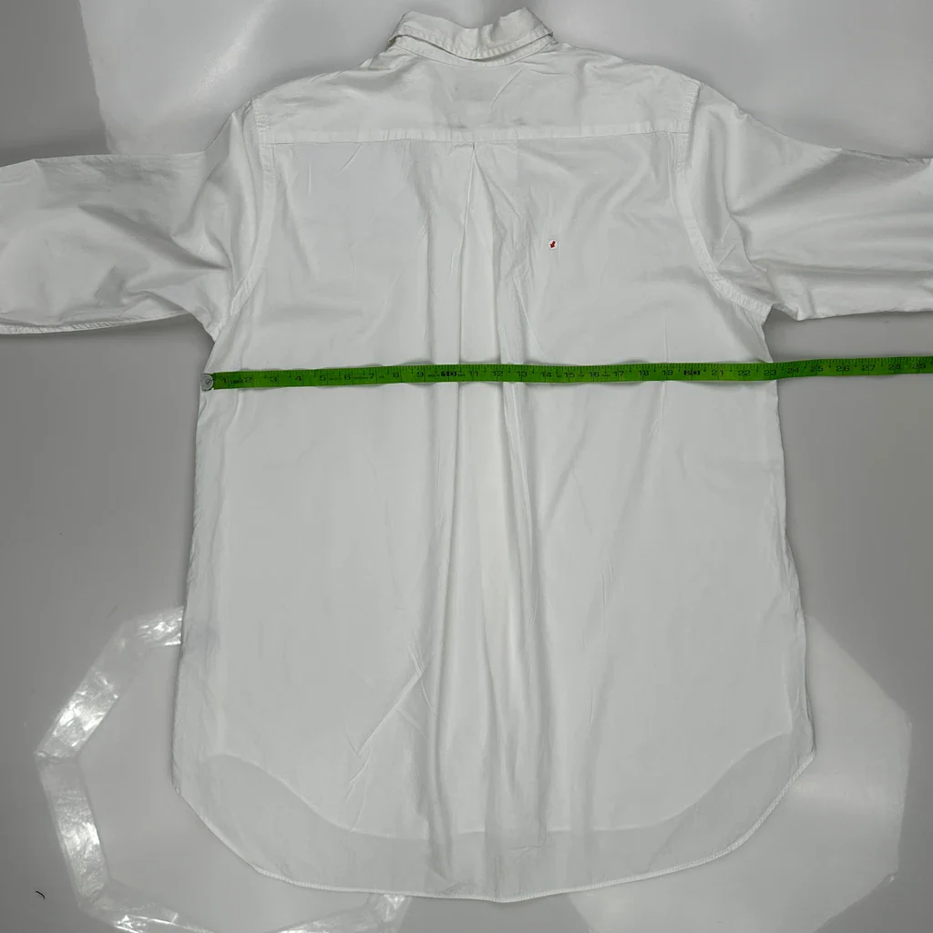Polo By Ralph Lauren Shirt - Large White Cotton - Image 4