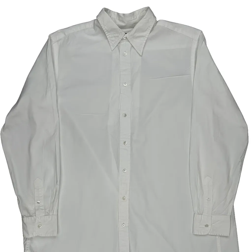 Polo By Ralph Lauren Shirt - Large White Cotton - Image 6