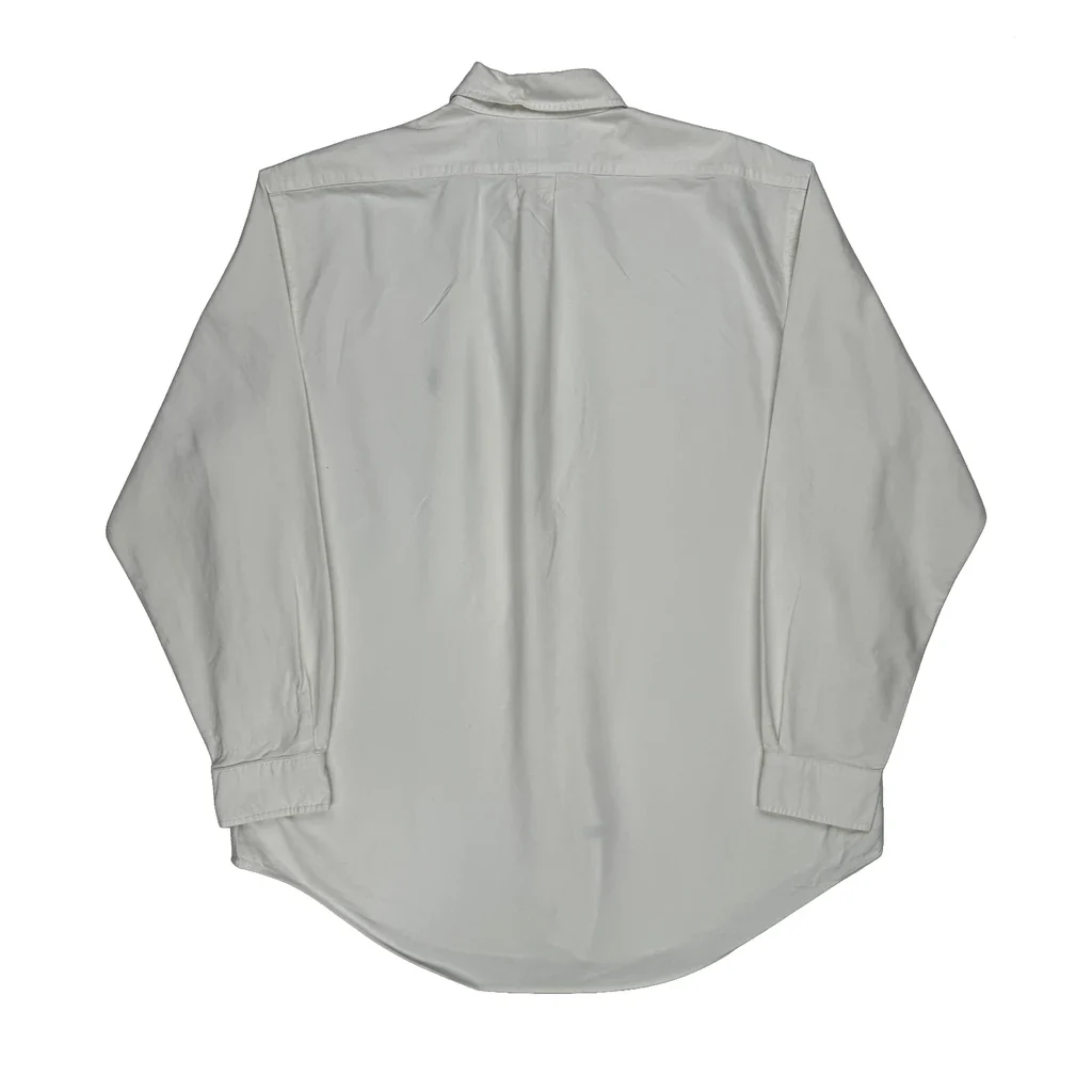 Polo By Ralph Lauren Shirt - Large White Cotton - Image 2