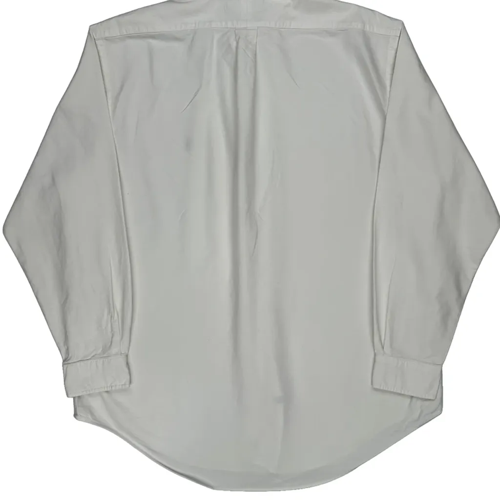 Polo By Ralph Lauren Shirt - Large White Cotton - Image 6