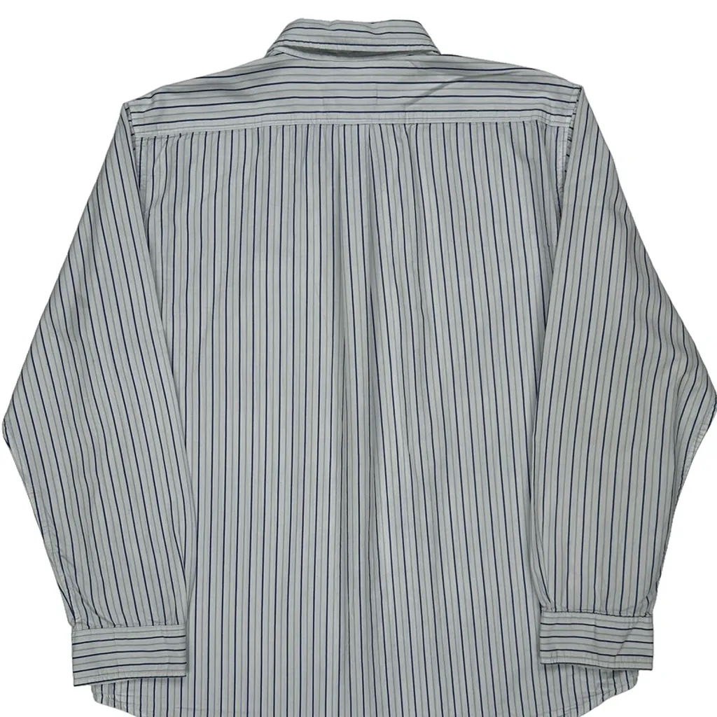 Polo By Ralph Lauren Striped Shirt - Large White Cotton - Image 7