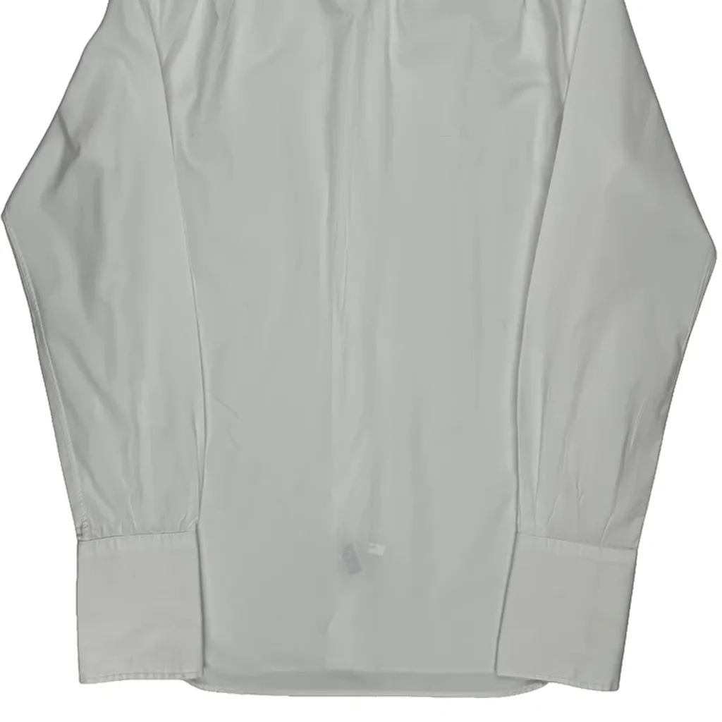 Polo By Ralph Lauren Shirt - Medium White Cotton - Image 7