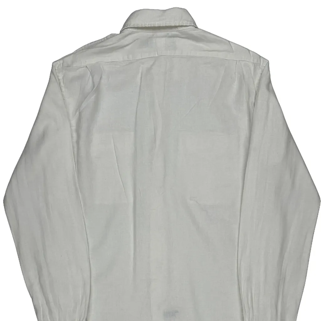 Polo By Ralph Lauren Shirt - Small White Cotton - Image 6