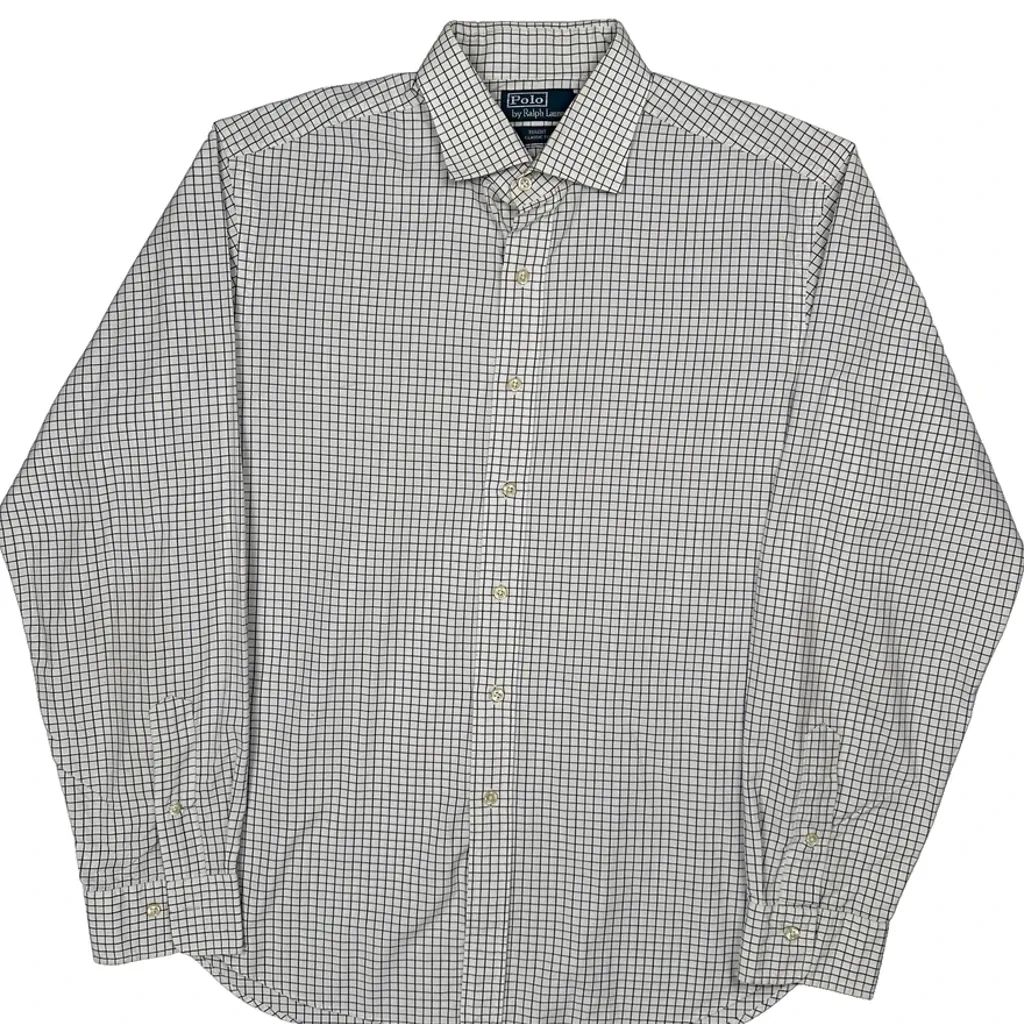 Polo By Ralph Lauren Shirt - XL White Cotton - Image 4
