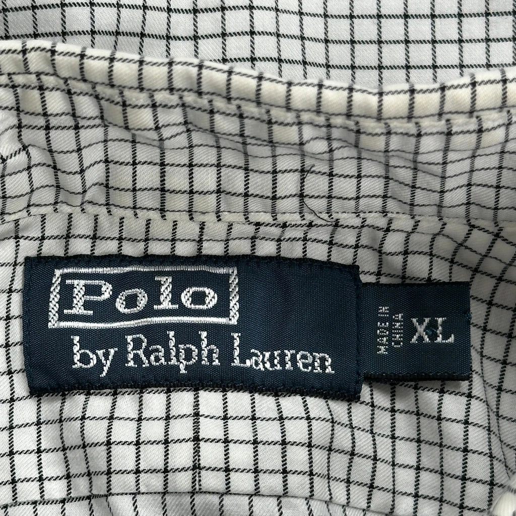 Polo By Ralph Lauren Checked Shirt - XL White Cotton - Image 3
