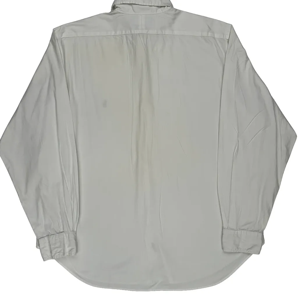Polo By Ralph Lauren Shirt - XL White Cotton - Image 6