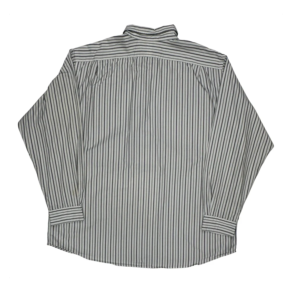 Polo By Ralph Lauren Striped Shirt - 2XL White Cotton - Image 2