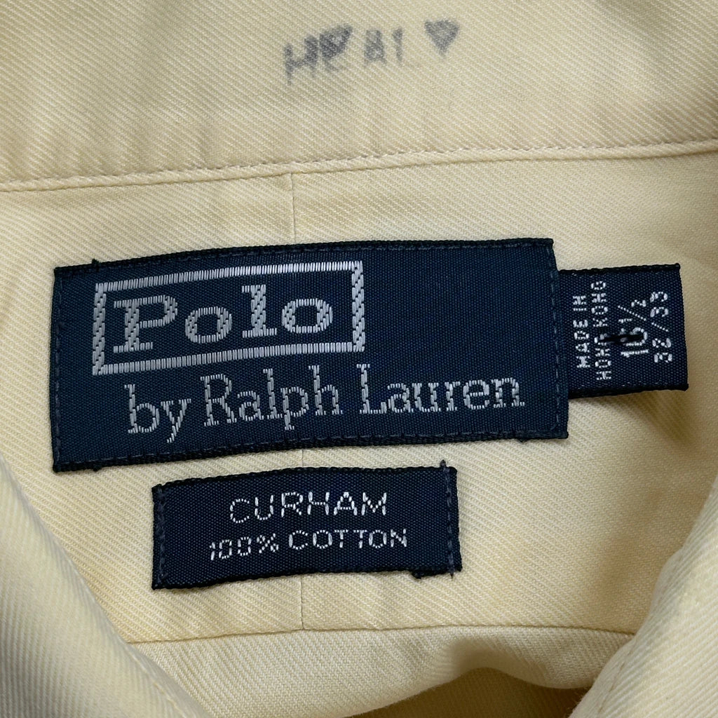 Polo By Ralph Lauren Shirt - Large Yellow Cotton - Image 3