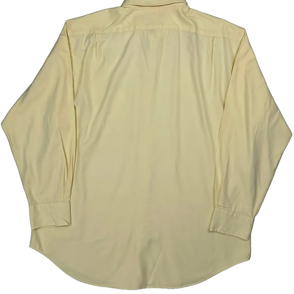 Polo By Ralph Lauren Shirt - Large Yellow Cotton - Image 7