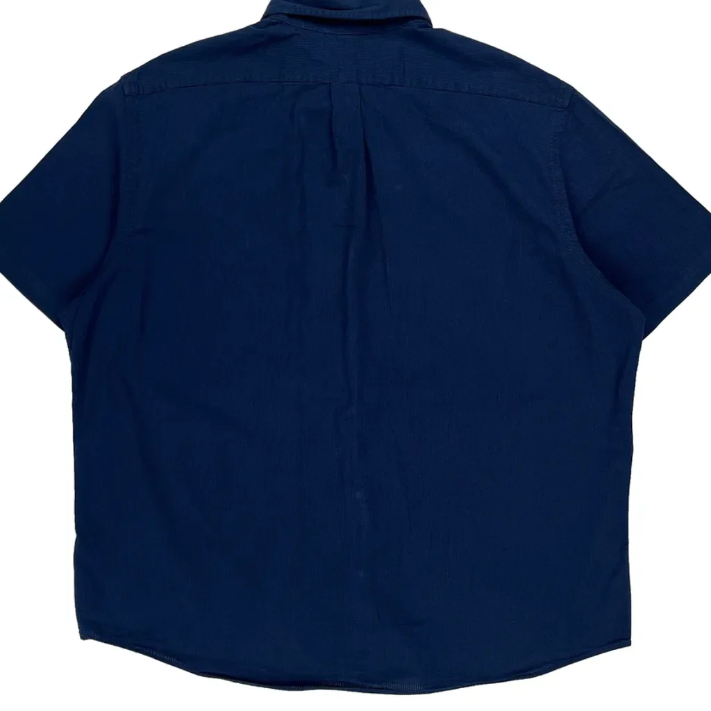 Polo By Ralph Lauren Untucked Fit Short Sleeve Shirt - 2XL Blue Cotton - Image 6