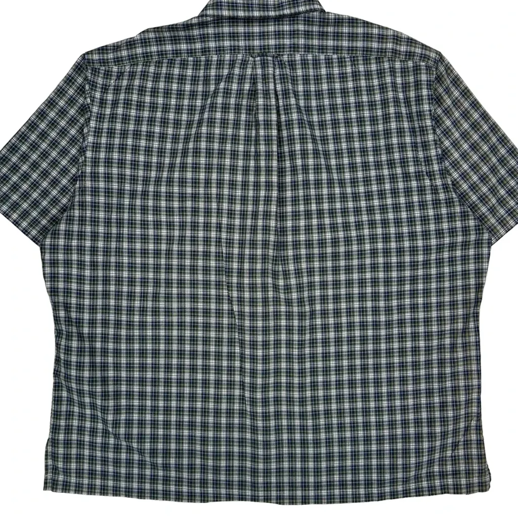 Polo By Ralph Lauren Checked Short Sleeve Shirt - 2XL Blue Cotton - Image 6