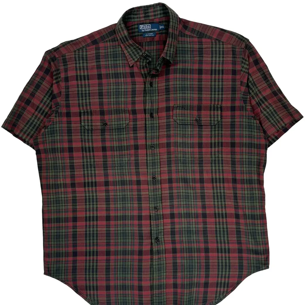 Polo By Ralph Lauren Checked Short Sleeve Shirt - XL Multicoloured Cotton - Image 5