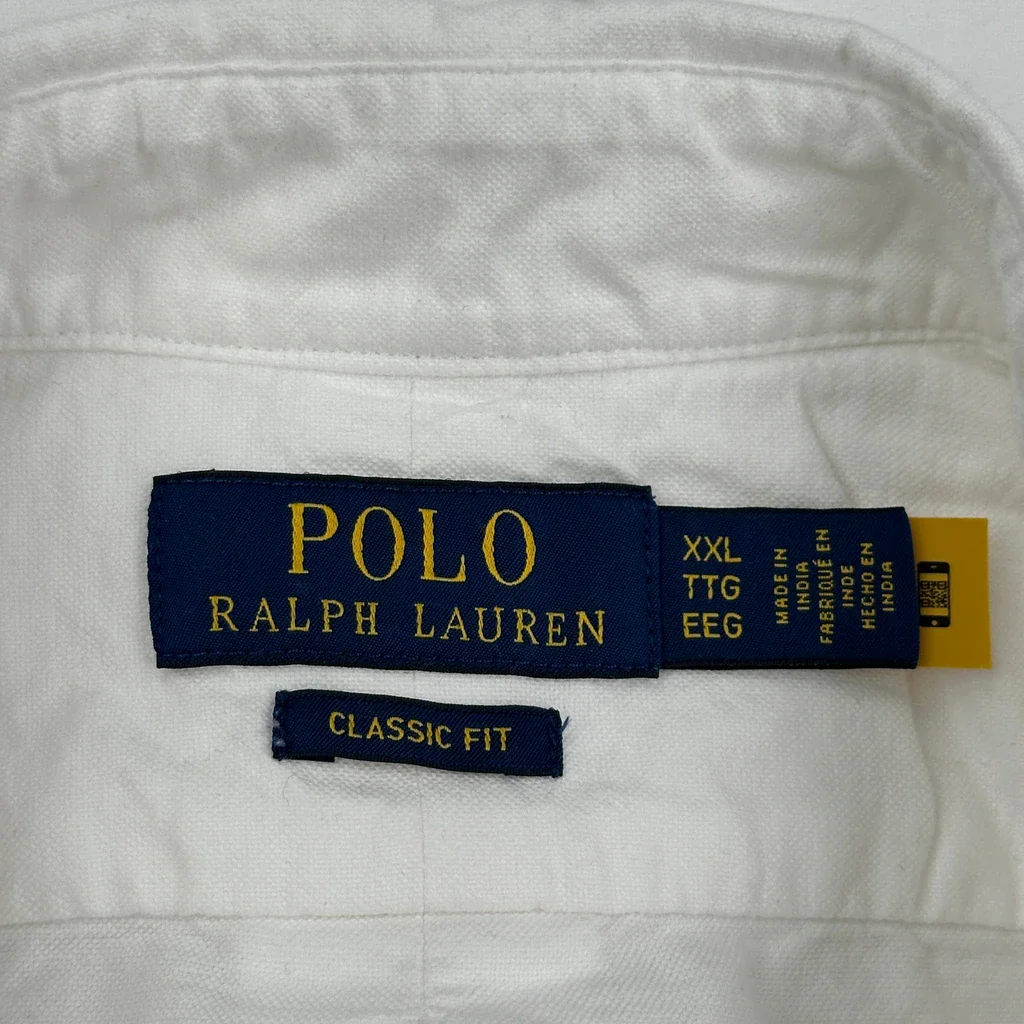 Polo By Ralph Lauren Short Sleeve Shirt - 2XL White Cotton - Image 3