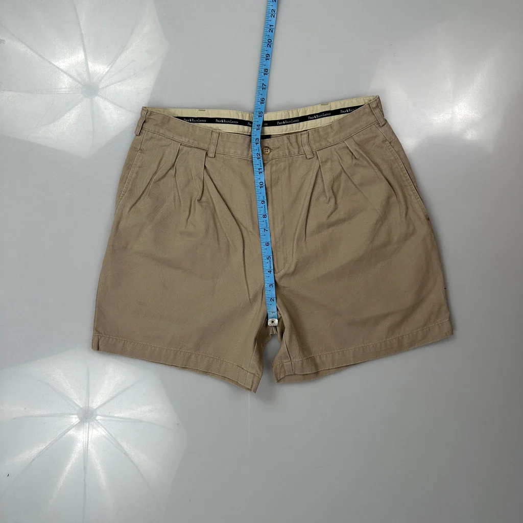 Polo By Ralph Lauren Shorts - 34W 6L Beige Cotton - Image 4