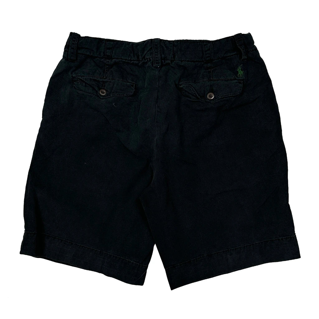 Polo By Ralph Lauren Shorts - 32W 10L Black Cotton