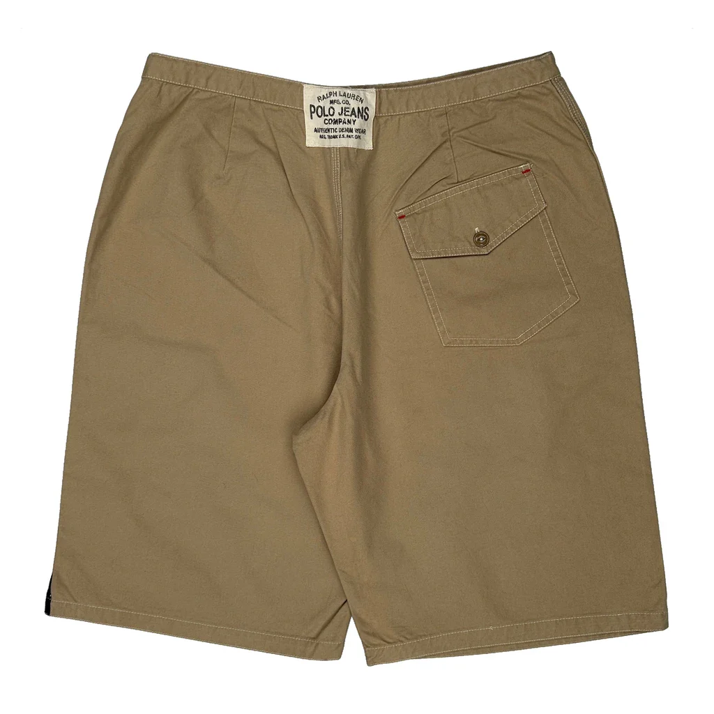 Polo By Ralph Lauren Floral Shorts - Mediumw 9L Khaki Cotton