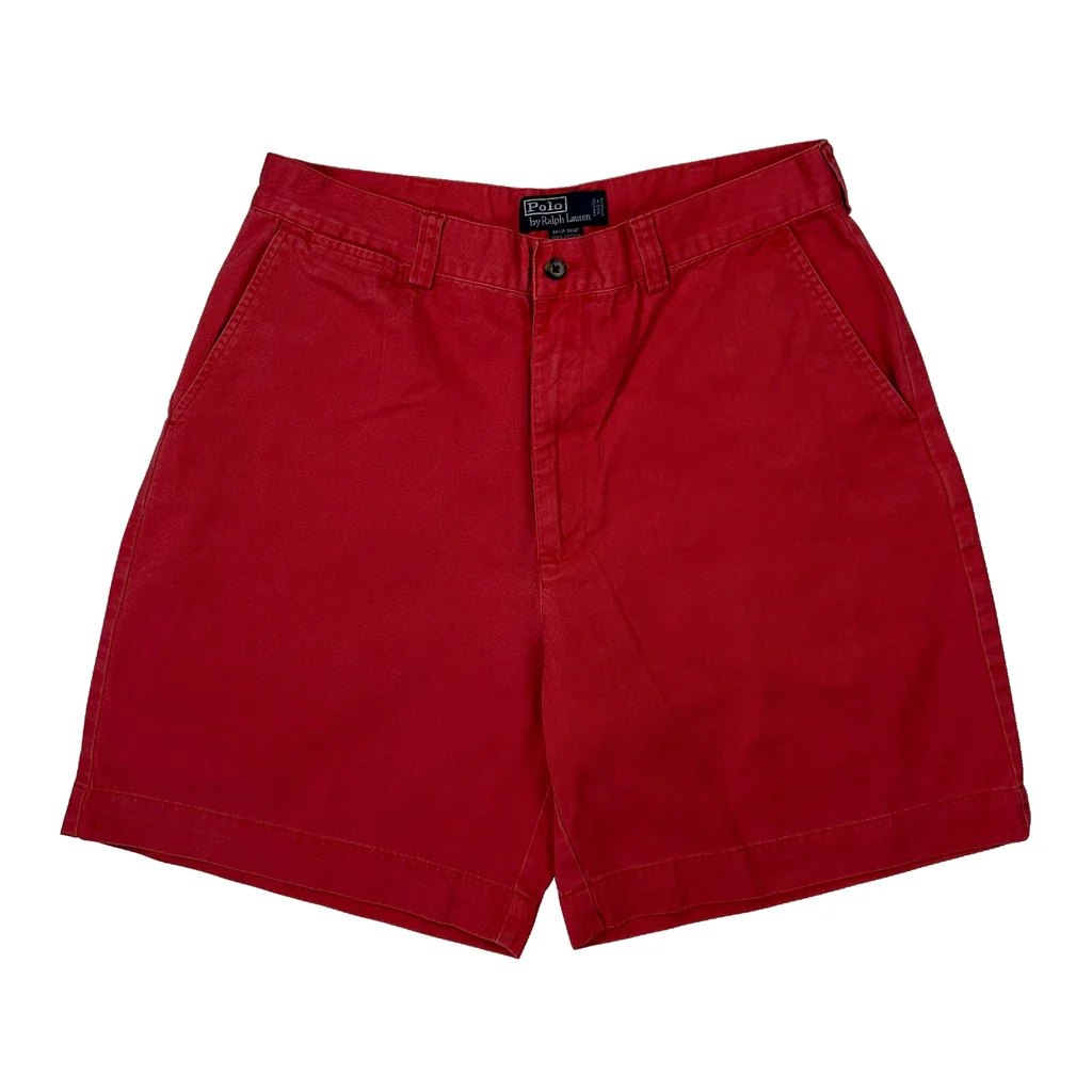 Polo By Ralph Lauren Shorts - 31W 8L Red Cotton - Image 2