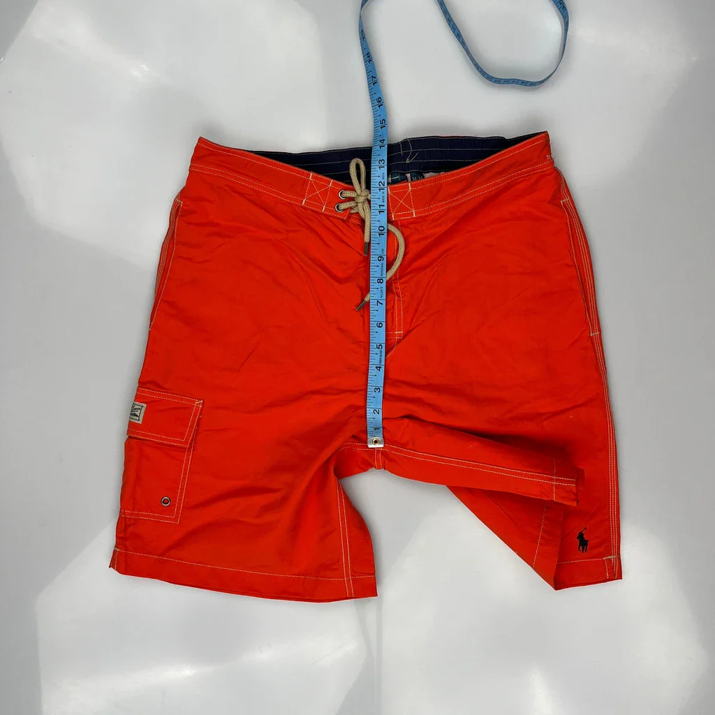 Polo By Ralph Lauren Shorts - 32W 6L Red Nylon - Image 4