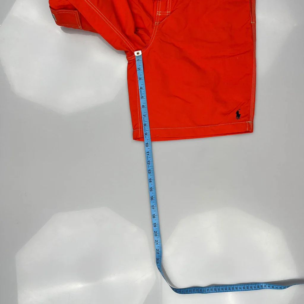 Polo By Ralph Lauren Shorts - 32W 6L Red Nylon - Image 5