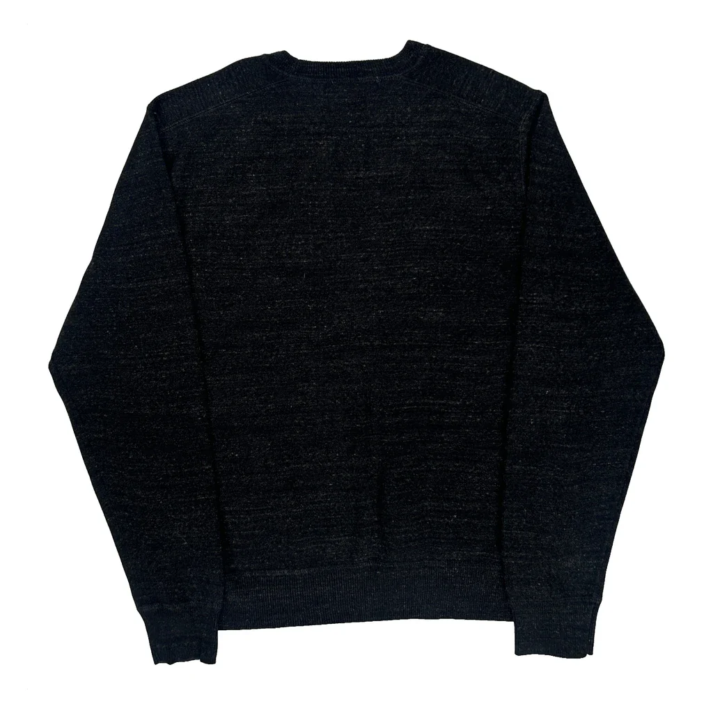 Polo By Ralph Lauren Sweater - Medium Black Wool Blend - Image 2