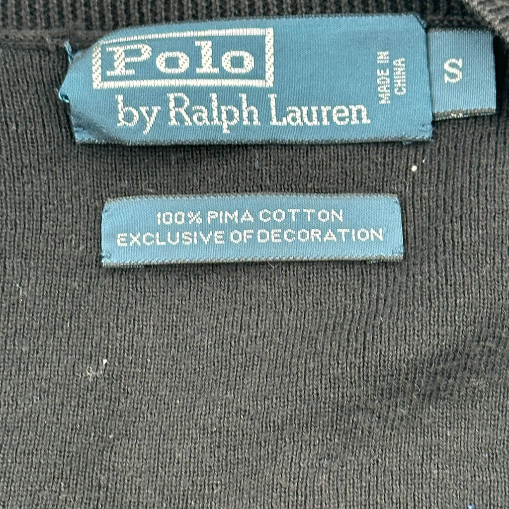 Polo By Ralph Lauren Sweater - Small Black Cotton - Image 3