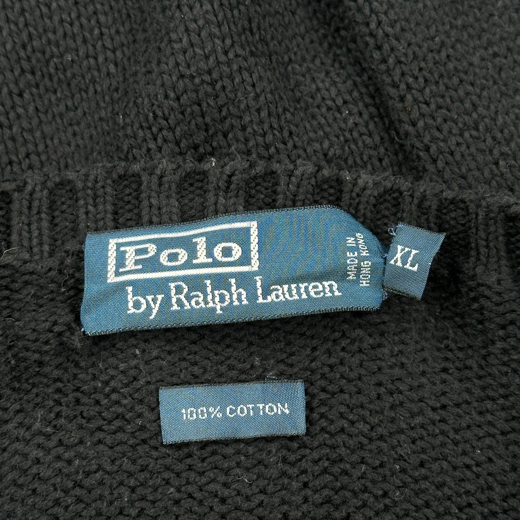 Polo By Ralph Lauren Sweater - XL Black Cotton - Image 3