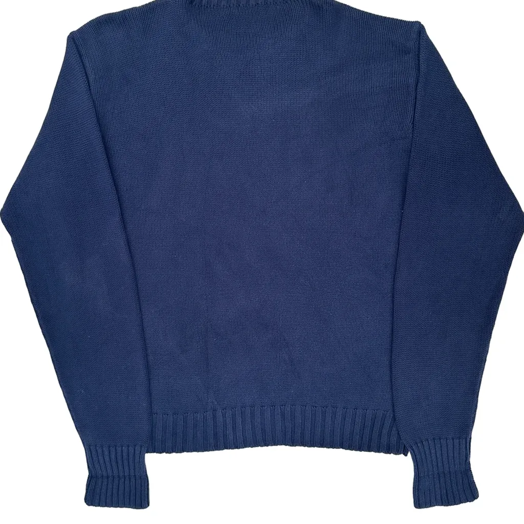 Polo By Ralph Lauren Sweater - Large Blue Cotton - Image 6