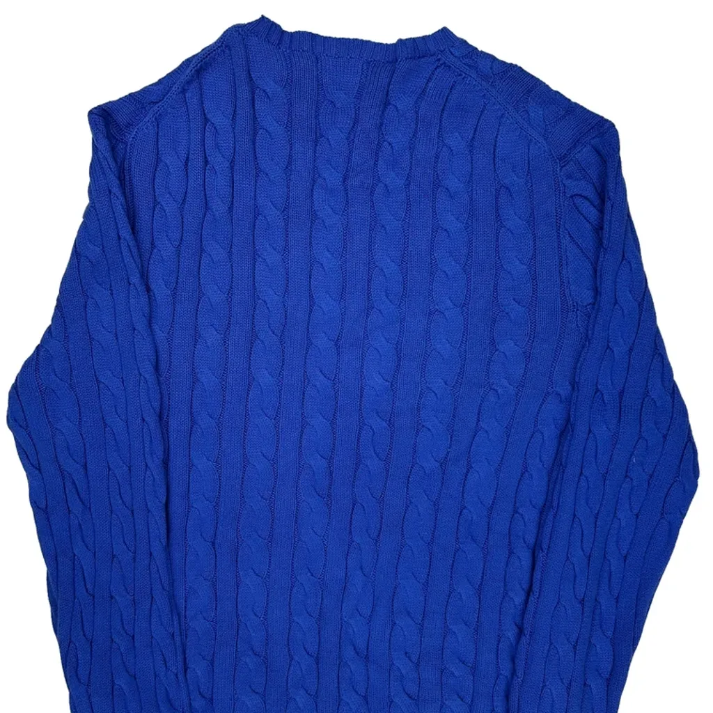Polo By Ralph Lauren Sweater - XL Blue Cotton - Image 6
