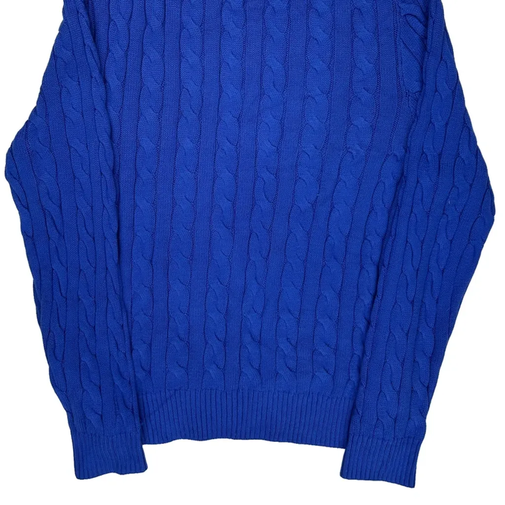 Polo By Ralph Lauren Sweater - XL Blue Cotton - Image 7