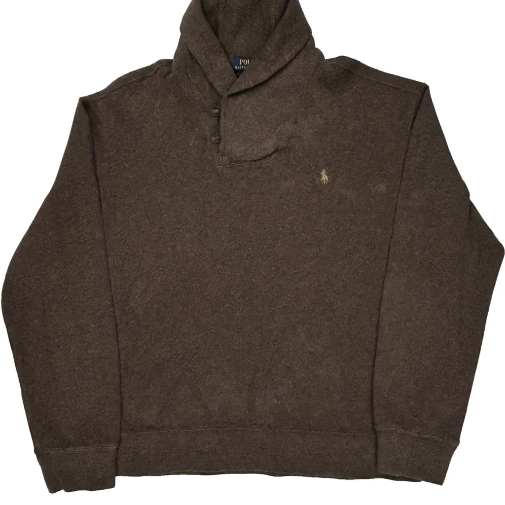 Polo By Ralph Lauren Sweater - 2XL Brown Cotton - Image 4