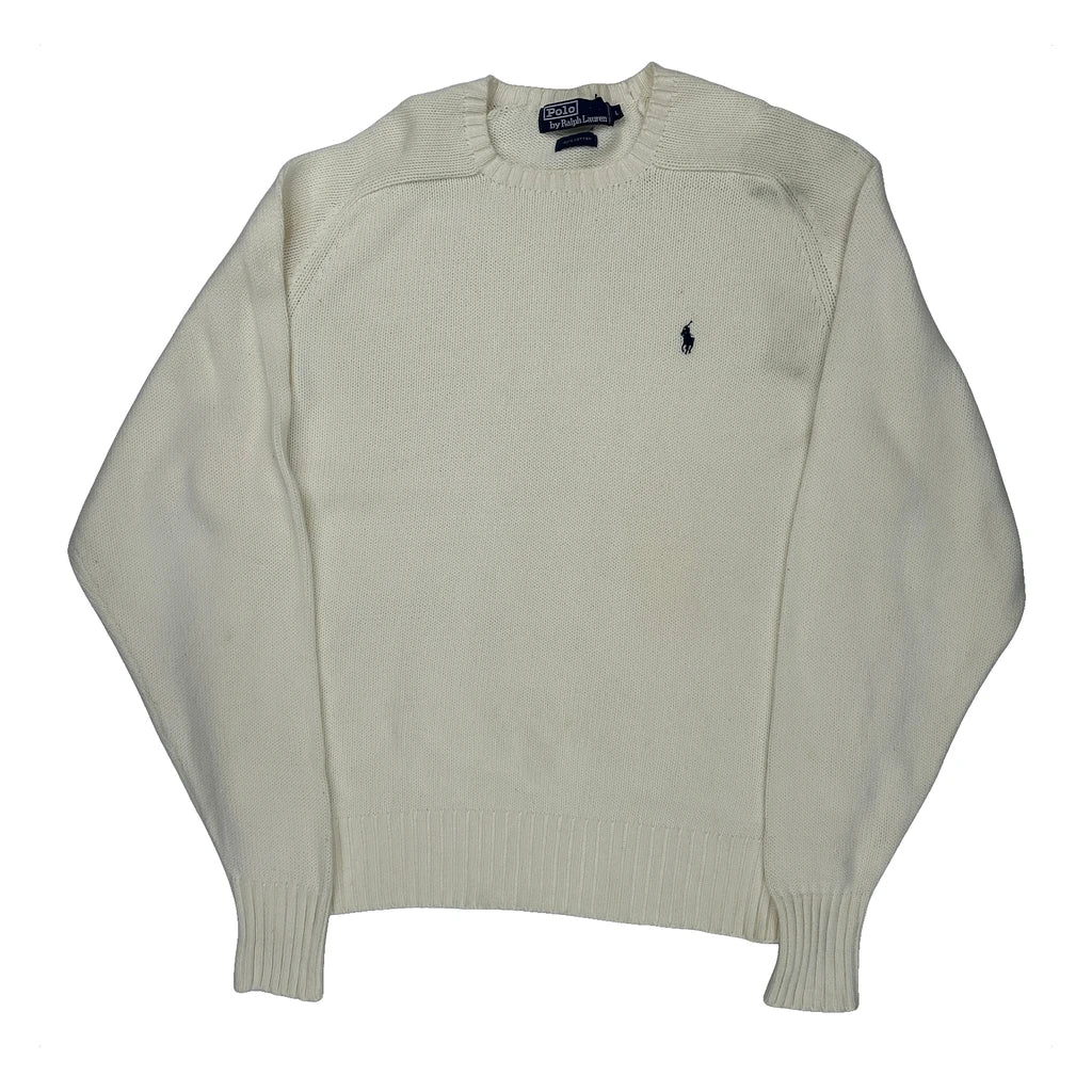Polo By Ralph Lauren Sweater - No Size Cream Cotton