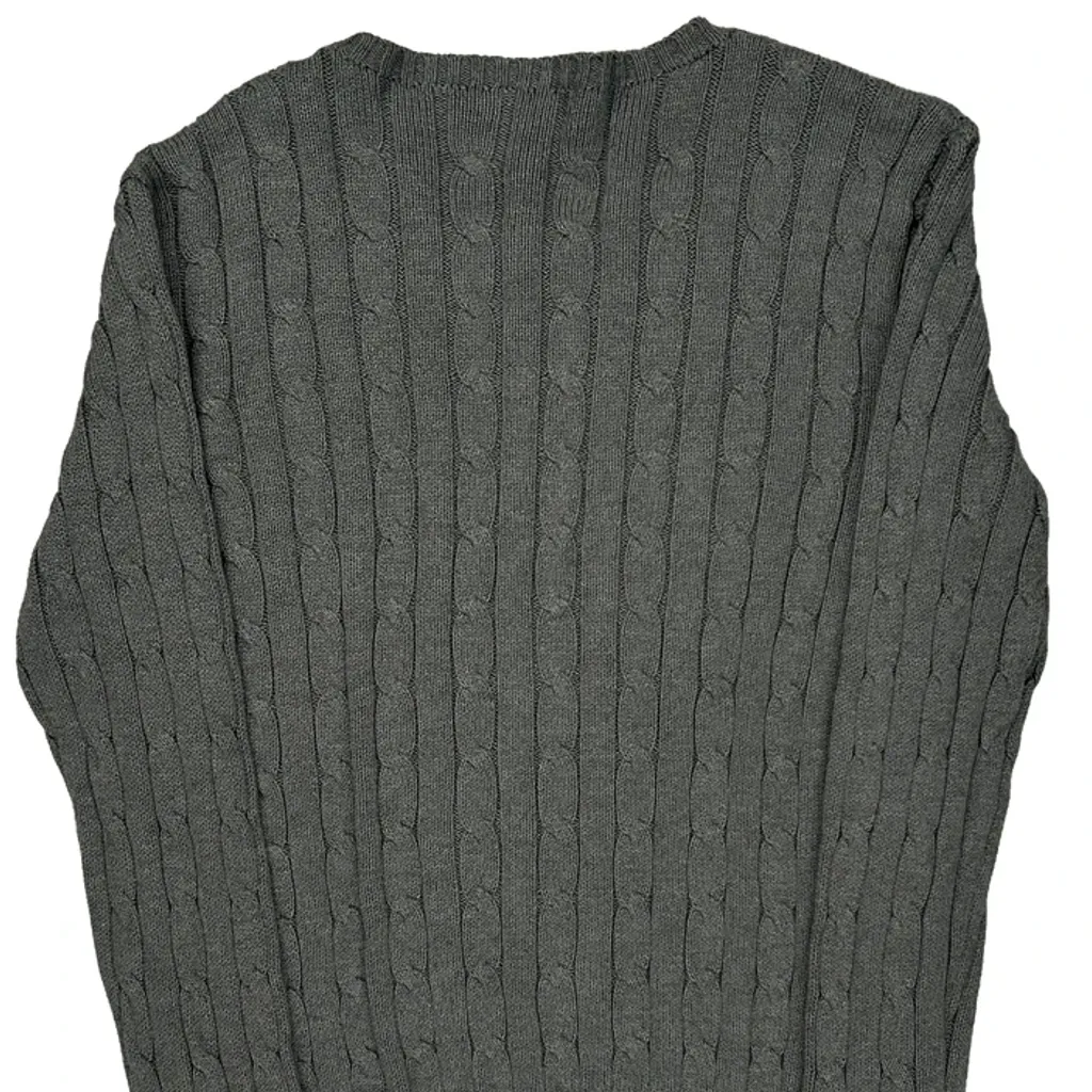 Polo By Ralph Lauren Sweater - Medium Gray Cotton - Image 7