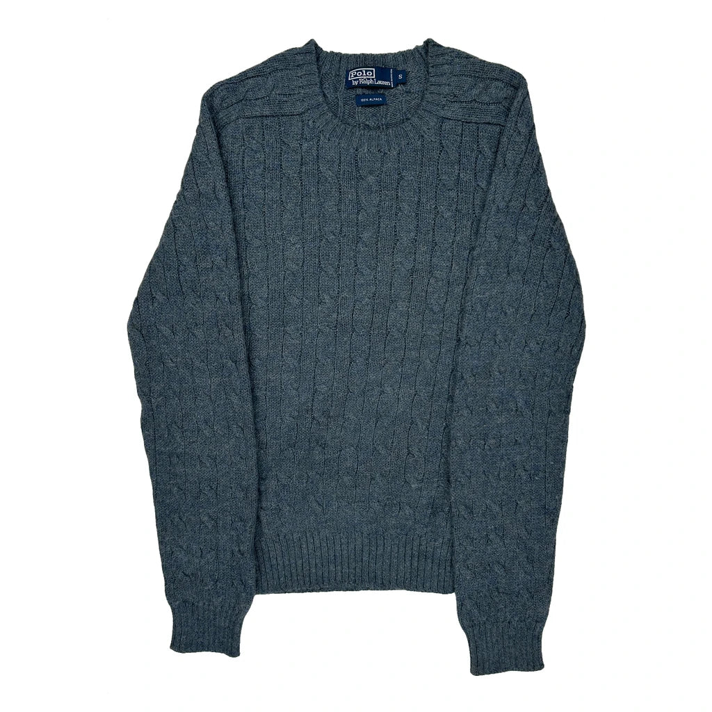 Polo By Ralph Lauren Sweater - Small Gray Alpaca