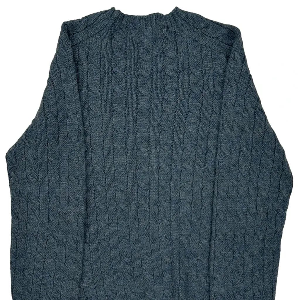 Polo By Ralph Lauren Sweater - Small Gray Alpaca - Image 6