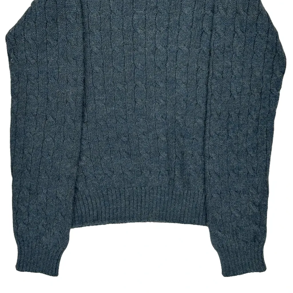 Polo By Ralph Lauren Sweater - Small Gray Alpaca - Image 7