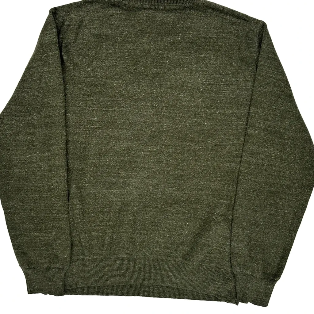 Polo By Ralph Lauren Sweater - Medium Green Cotton Blend - Image 6
