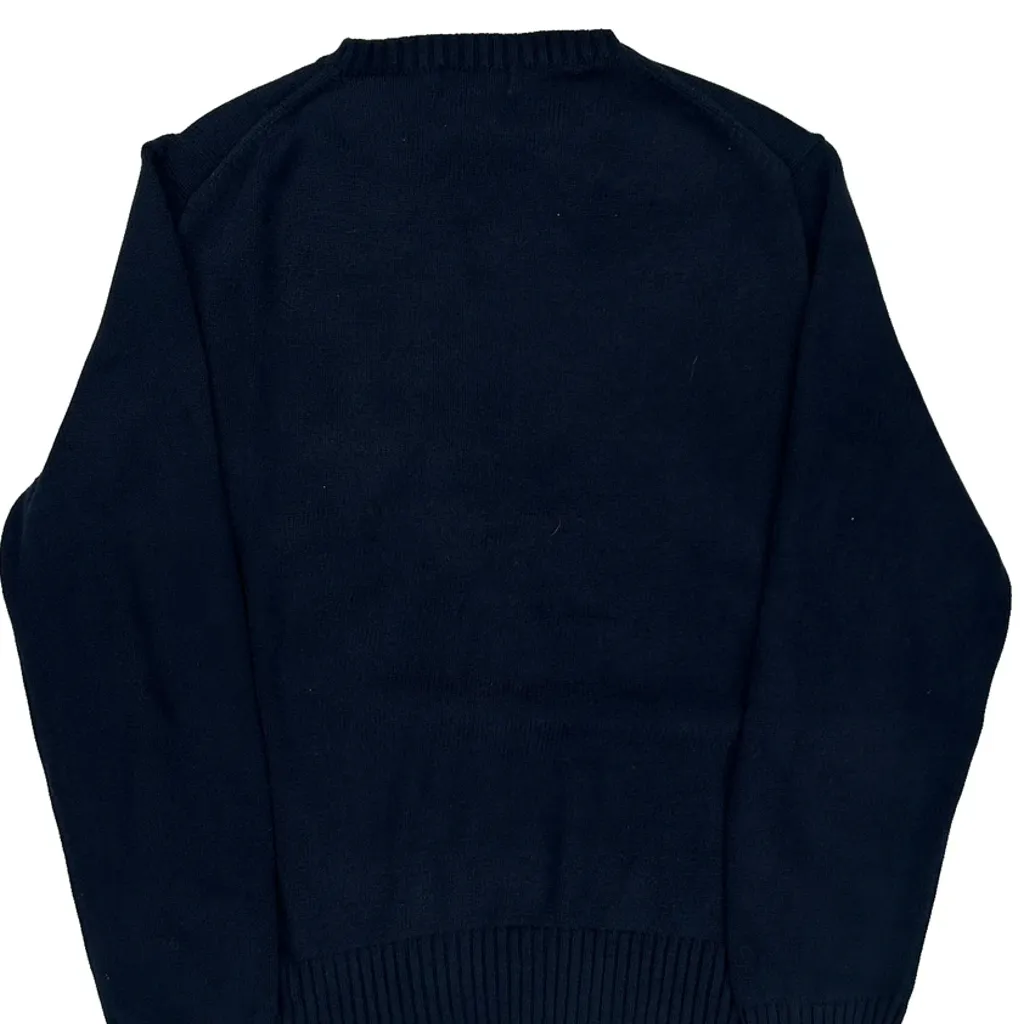 Polo By Ralph Lauren Sweater - Large Navy Cotton - Image 6