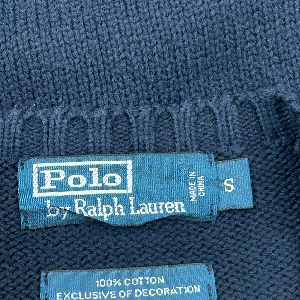 Polo By Ralph Lauren Sweater - Small Navy Cotton - Image 3