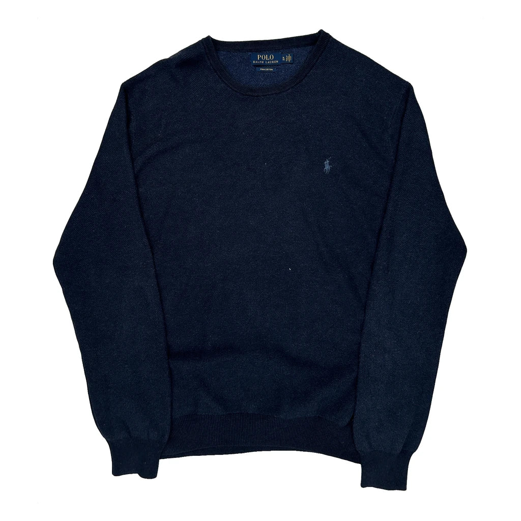 Polo By Ralph Lauren Sweater - XL Navy Cotton