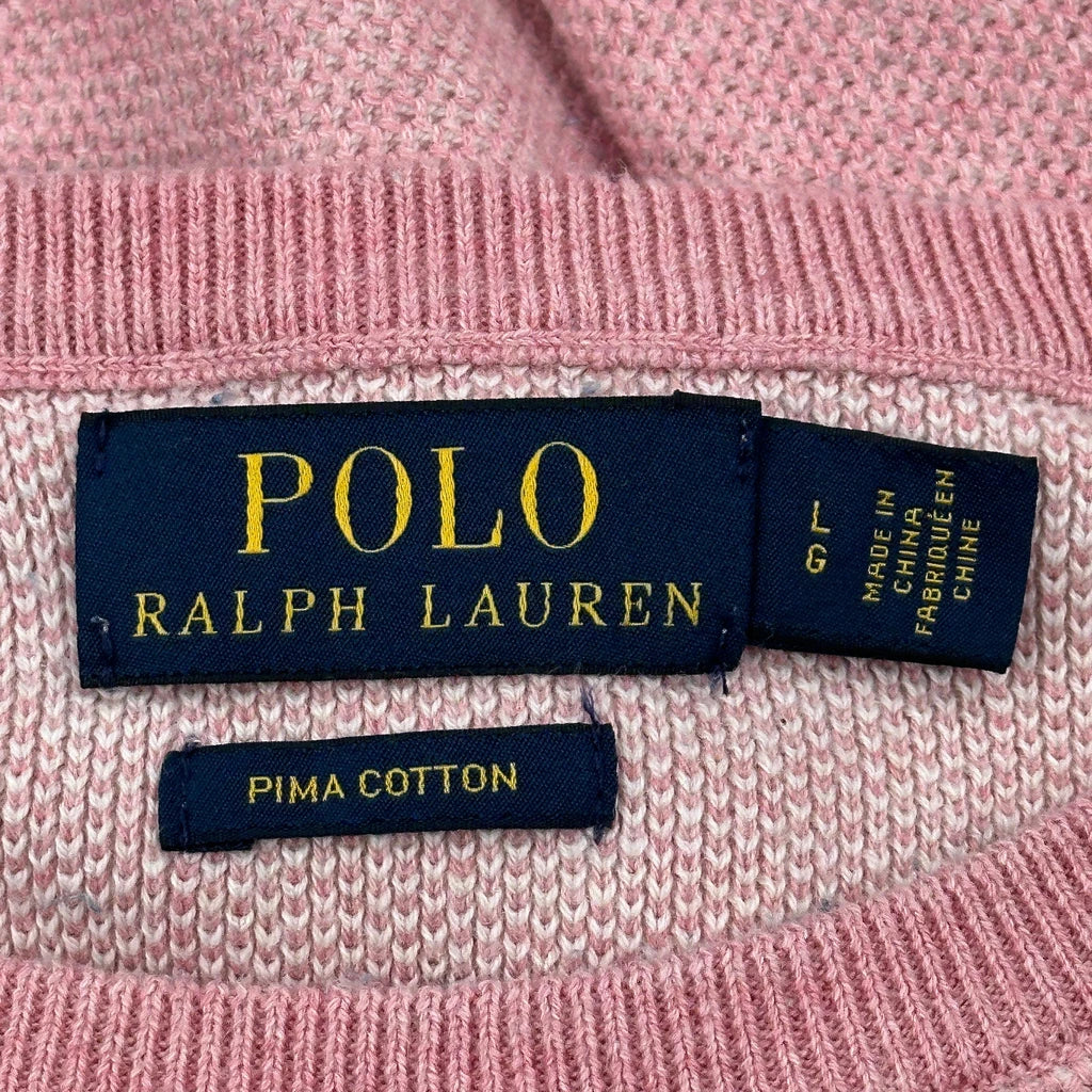 Polo By Ralph Lauren Sweater - Large Pink Cotton - Image 3
