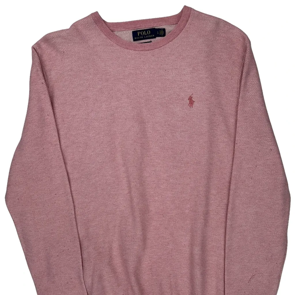 Polo By Ralph Lauren Sweater - Large Pink Cotton - Image 4