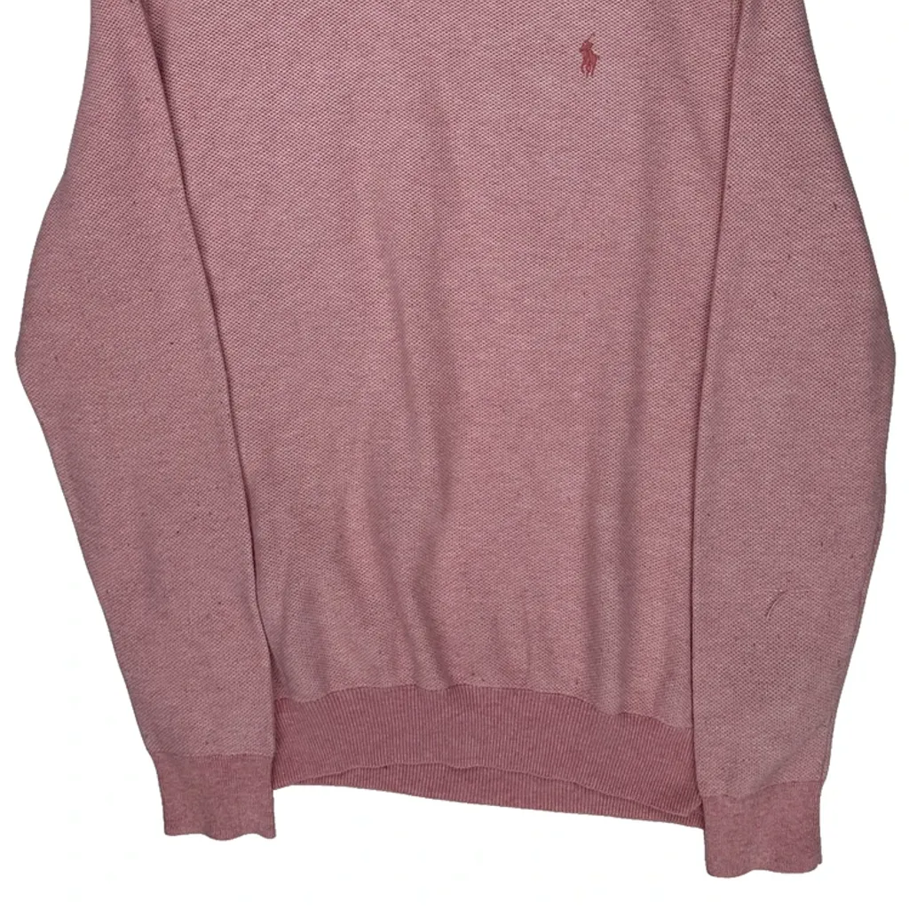 Polo By Ralph Lauren Sweater - Large Pink Cotton - Image 5
