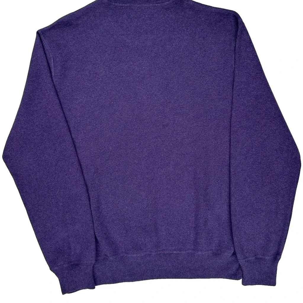 Polo By Ralph Lauren Sweater - XL Purple Cotton - Image 7